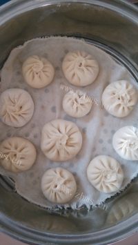 喷香的肉沫包子做法图解10)