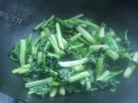 家常菜清炒菜心做法图解6)