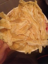 家常菜腐竹炒肉片做法图解2)