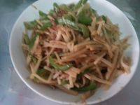 家常菜青椒土豆丝