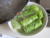 美味翡翠菜包做法图解15)