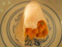 自己做的南瓜馅饺子