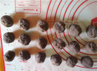 好吃的南瓜糯米小茶点做法图解8)