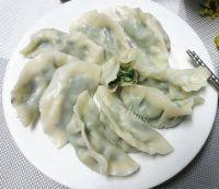 自己做的荠菜猪肉水饺