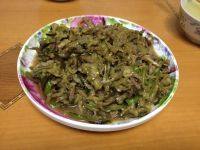 家常菜茄子炒肉丝
