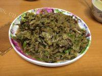 家常菜茄子炒肉丝