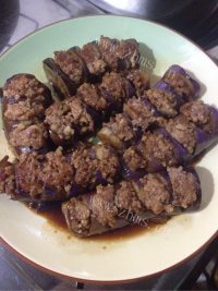家常菜酿茄子做法图解11)