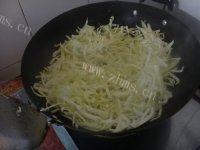 家常豆豉包菜做法图解6)