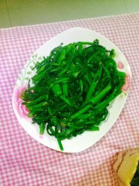 家常菜清炒菜心