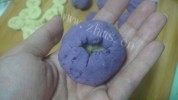 香蕉紫薯饼做法图解5)