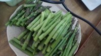 口感不错的芦笋炒肉丝做法图解1)