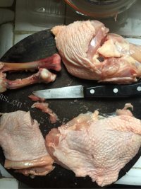 美味的照烧鸡腿做法图解1)