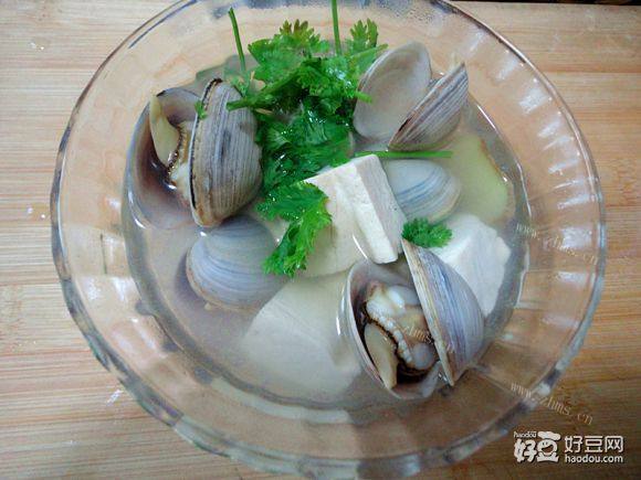 文蛤豆腐汤