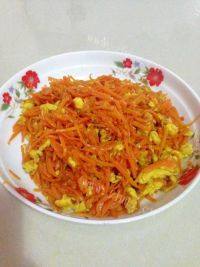 家常菜胡萝卜炒鸡蛋