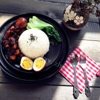美味的台湾卤肉饭做法图解18)