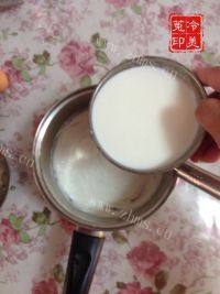 奶酪醇厚的奶油奶酪布丁做法图解4)