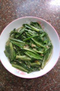 家常菜蒜蓉油麦菜