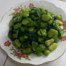 特下饭的韭菜炒蚕豆