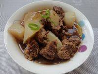 家常菜白萝卜炖牛肉