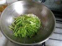 家常菜蒜香茼蒿做法图解5)