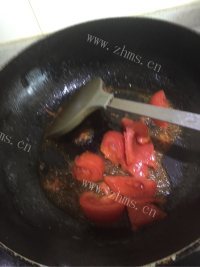 美味的茄汁包菜做法图解4)