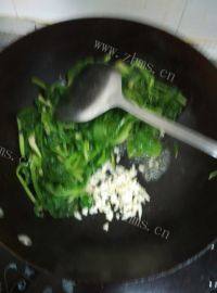 家常菜蒜蓉菠菜做法图解5)