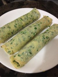 回味无穷的韭菜鸡蛋饼做法图解5)