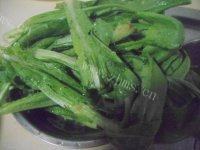 美美厨房之豆豉油麦菜做法图解1)