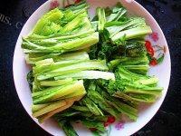 「美味可口」蒜蓉油麦菜做法图解1)