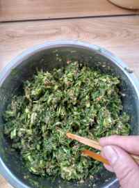 好吃的茴香苗猪肉馅饼做法图解13)