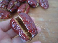 芝麻花生糯米枣做法图解4)