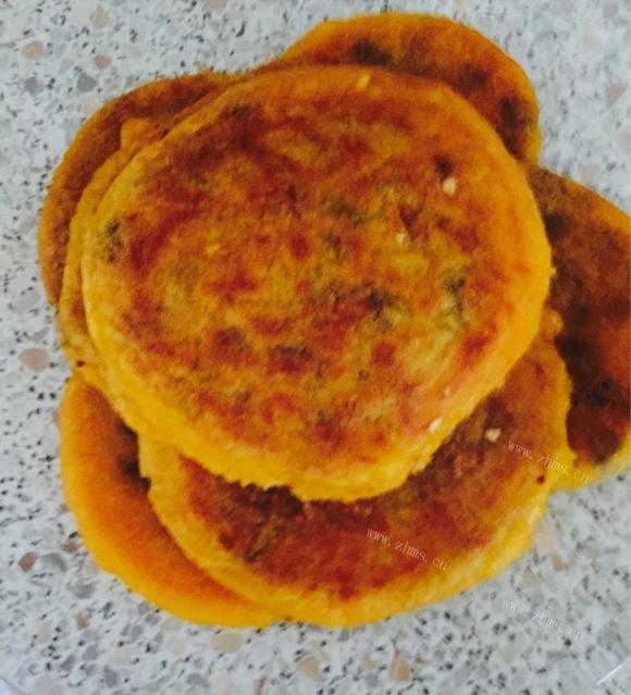 快手南瓜红豆饼