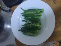 家常菜蒜蓉秋葵做法图解7)