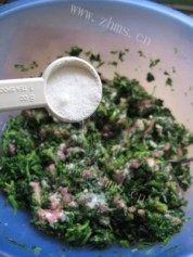 荠菜鲜肉馄饨做法图解10)