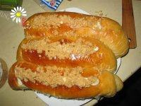 自己做的肉松排包