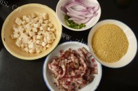 香浓腊肉粉葛小米饭做法图解1)