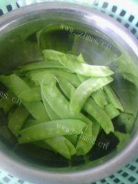 家常菜清炒豌豆片做法图解1)
