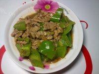 家常菜尖椒肉片