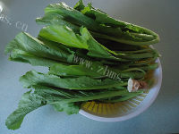 家常菜清炒芥菜做法图解1)