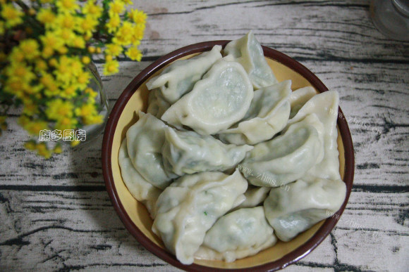 好吃的韭菜鸡蛋饺子