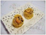 美味的香菇虾仁烧卖