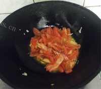 家常杏鲍菇炒西红柿鸡蛋做法图解5)