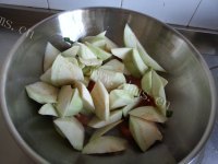 家常菜西红柿炒茄子做法图解3)