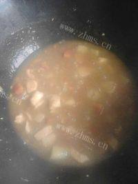自制咖喱鸡肉饭做法图解7)