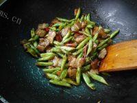 家常菜五花肉炒四季豆