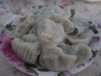 自己做的韭菜馅水饺