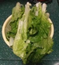 家常菜蒜泥生菜做法图解1)