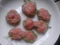 好吃的豆角酿肉做法图解8)