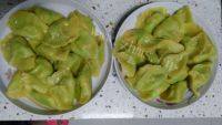 家常小素之一：皮双色饺
