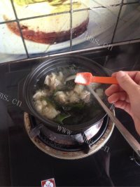美味牛腩炖海带结 做法图解5)